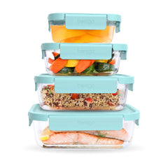 Bentgo Glass Leak-Proof Food Storage Set (8-Piece)